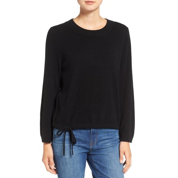 NWT Madewell Cashmere Flare Sleeve Crop Sweater